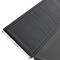 Dacasso Black Leather 34" x 20" Desk Mat with Folding Side Rails PR-1041 - alternate 6